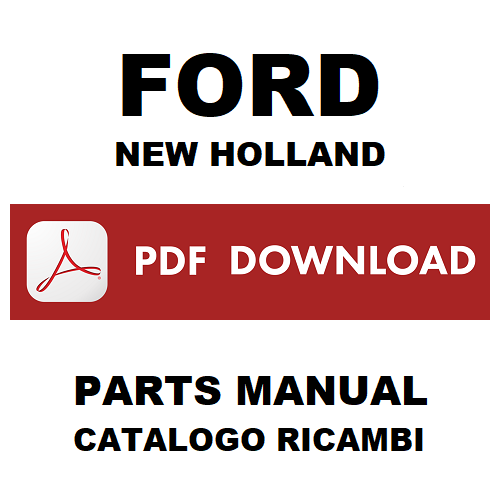 FORD New Holland serie 70 Catalogo ricambi Manuale parti trattore SPARE PARTS