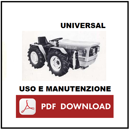 GOLDONI Universal 230 233 236 238 240 Manuale uso manutenzione istruzioni ITA