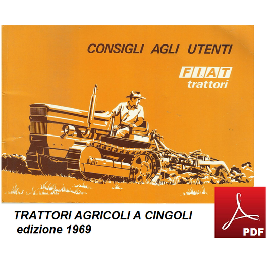 Consigli agli utenti FIAT 355C 455C 505C 605C Libretto istruzioni Manuale uso