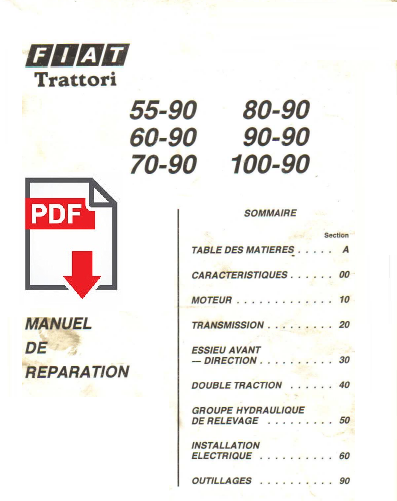 NEW HOLLAND 55-90 60-90 70-90 80-90 90-90 100-90 e DT Manuale officina Workshop