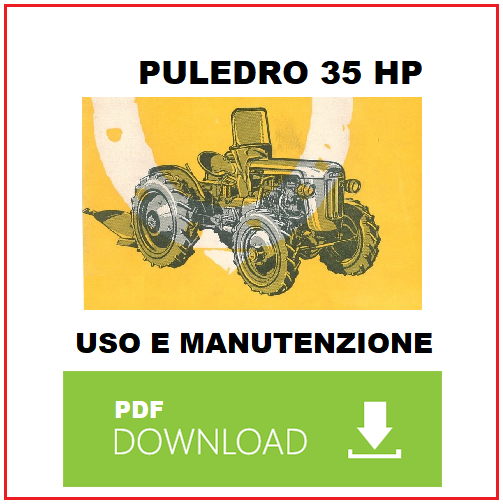 SAME PULEDRO 35 HP Manuale uso e manutenzione Libretto istruzioni trattore ITA