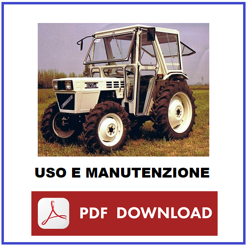 Lamborghini R235 - 235 DT Manuale uso manutenzione Libretto Istruzioni trattore