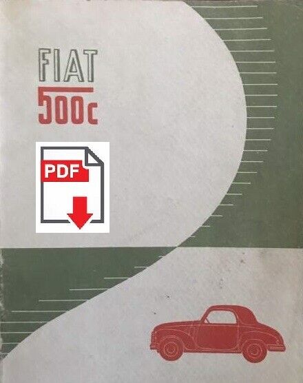 Fiat 500 Topolino (1949-1952) Manuale uso manutenzione Libretto istruzioni ITA