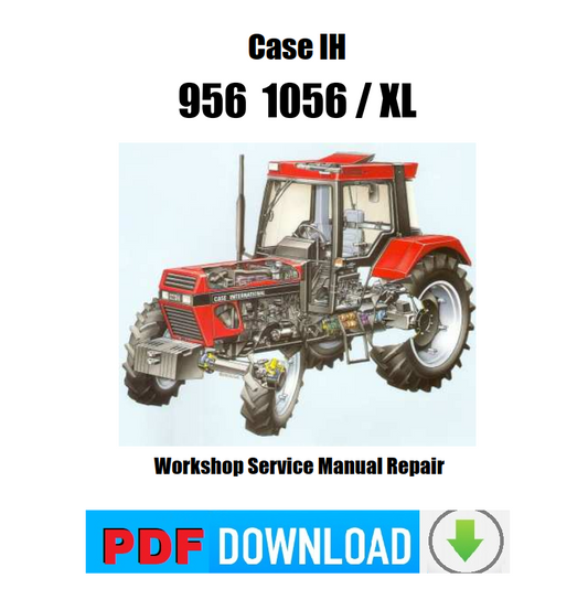 CASE 856 956 1056 Workshop Service Manuale officina riparazione trattore