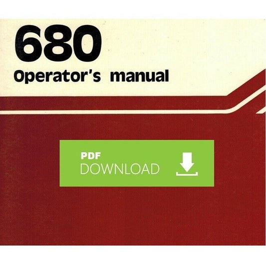 Tractor FIAT 680 DT H DTH Operator's manual Use Maintenance instructions book