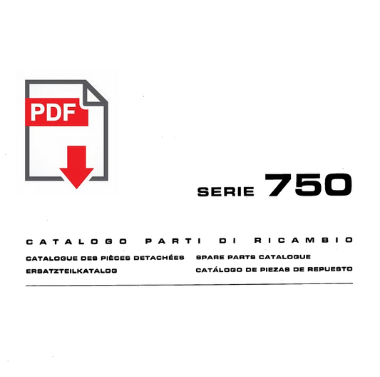 Catalogo ricambi FIAT serie 750 Manuale parti esplosi trattore SPARE PARTS BOOK