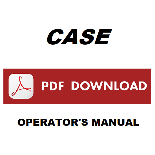 CASE 580N 580SN-WT 590SN Loader Operator's Manual Instructions Uso manutenzione