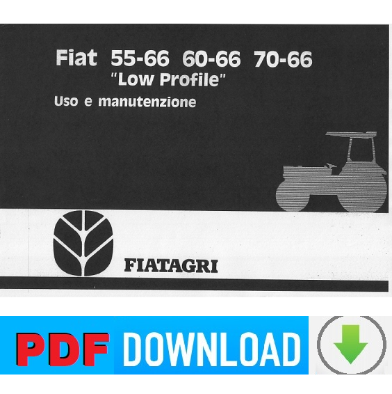 Trattore FIAT Fiatagri 70-66 Manuale uso manutenzione libretto istruzioni ITA