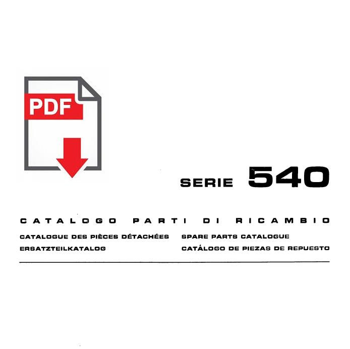 Catalogo ricambi trattore FIAT serie 540 Manuale parti esplosi SPARE PARTS BOOK