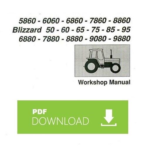 Tractor LANDINI 6880 7880 8880 9080 9880 Workshop manual service instructions