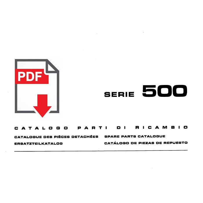 Catalogo ricambi FIAT serie 500 Manuale parti esplosi trattore SPARE PARTS BOOK