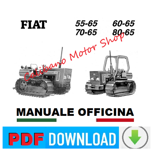 Fiatagri 55-65 60-65 70-65 80-65 Manuale officina Istruzioni riparazione tractor