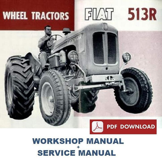 Fiat 513R Manuale Officina + uso manutenzione WORKSHOP Service Repair Overhaul